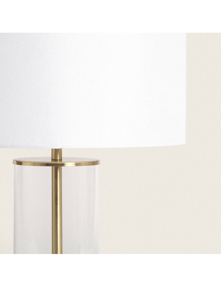 Lampe à Poser Métal et Verre Malta avec Interrupteur Tactile