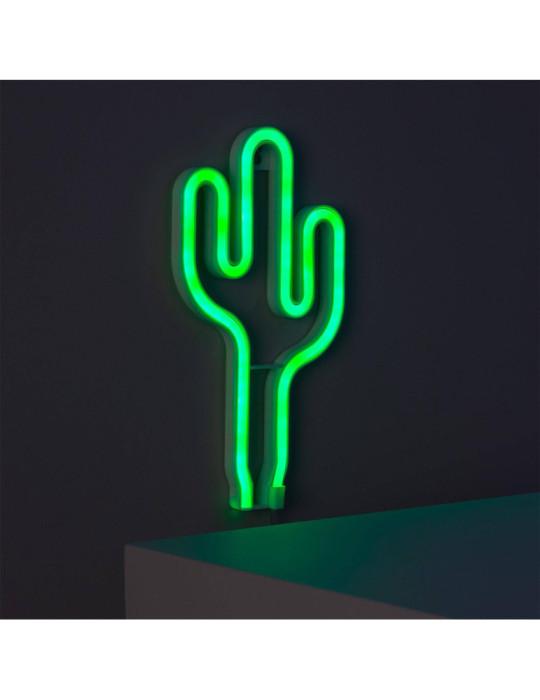Néon LED Cactus à Piles