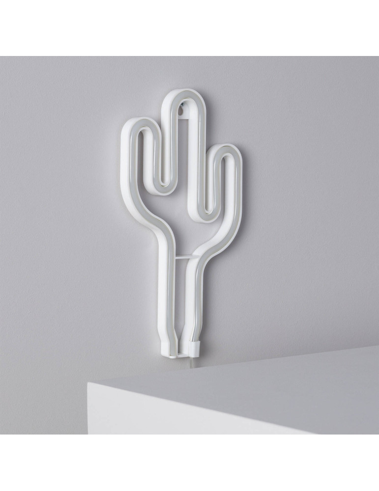 Néon LED Cactus à Piles