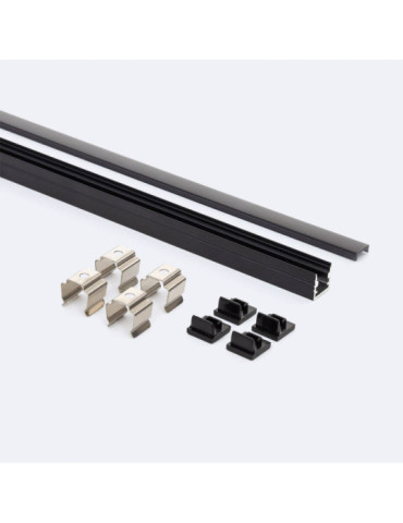 Profilé Aluminium en Saillie avec Capot Continu pour Ruban LED jusqu'à 8 mm