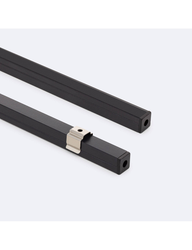 Profilé Aluminium en Saillie avec Capot Continu pour Ruban LED jusqu'à 8 mm