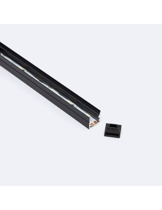 Profilé Aluminium en Saillie avec Capot Continu pour Ruban LED jusqu'à 8 mm