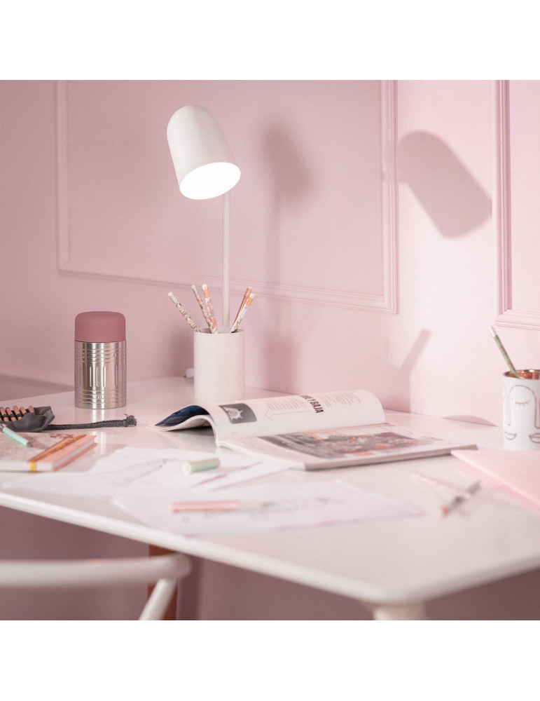 Lampe de Bureau Flex Métal Waal avec Porte-Crayons