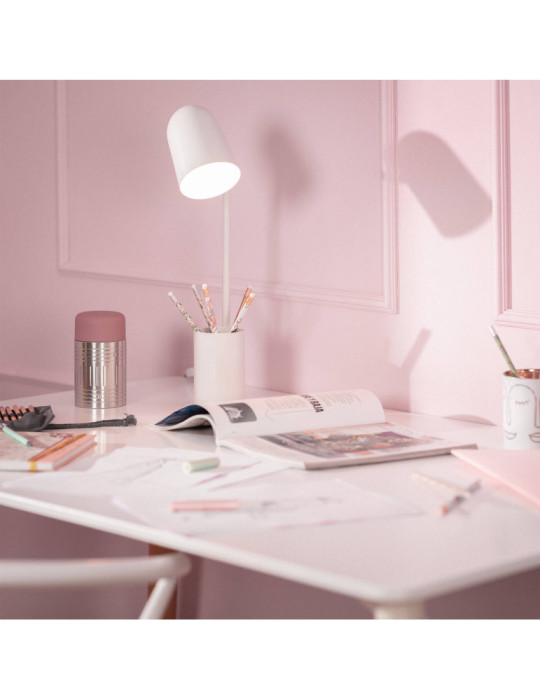 Lampe de Bureau Flex Métal Waal avec Porte-Crayons