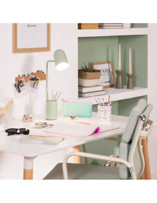 Lampe de Bureau Flex Métal Waal avec Porte-Crayons