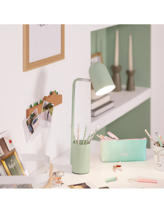 Lampe de Bureau Flex Métal Waal avec Porte-Crayons