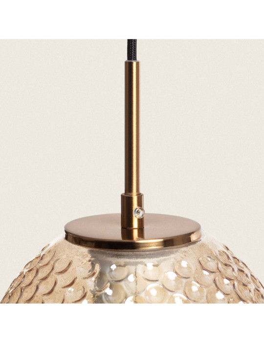 Suspension Métal et Verre Bernie