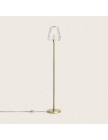 Lampadaire Métal et Verre Stiklu