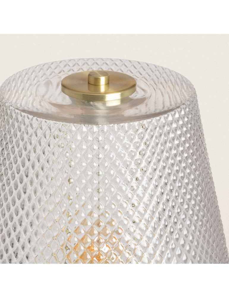 Lampadaire Métal et Verre Stiklu