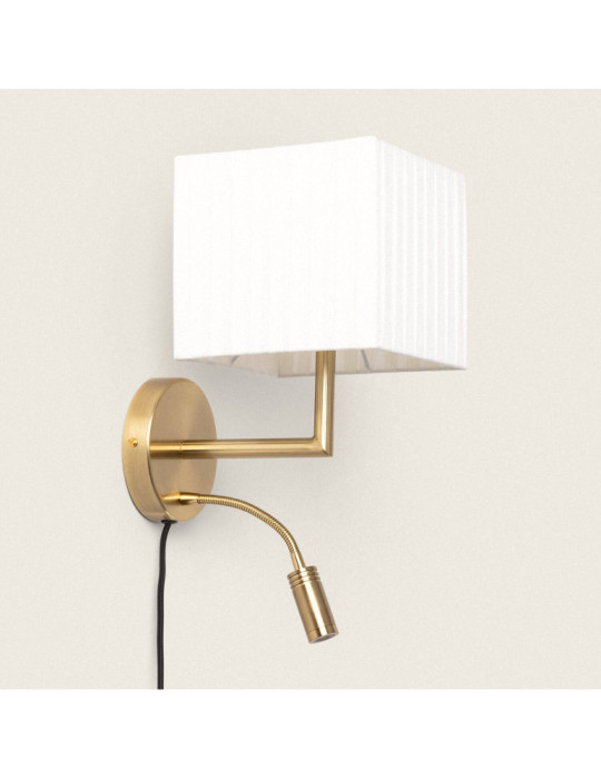 Applique Murale Métal avec Flex LED de Lecture 2.5W Ronde Linna