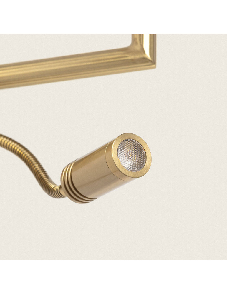 Applique Murale Métal avec Flex LED de Lecture 2.5W Ronde Linna