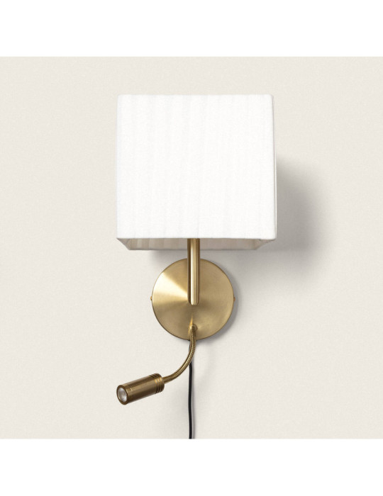 Applique Murale Métal avec Flex LED de Lecture 2.5W Ronde Linna