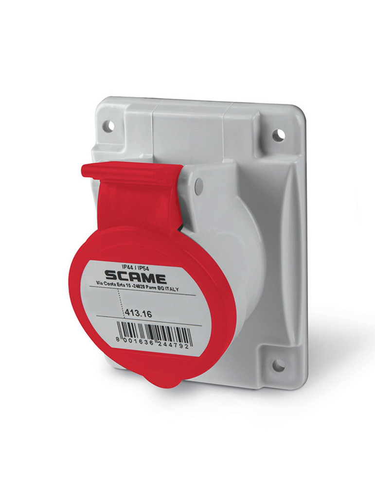 Prise Industrielle sur Tableau 16A IP54 Optima SCAME