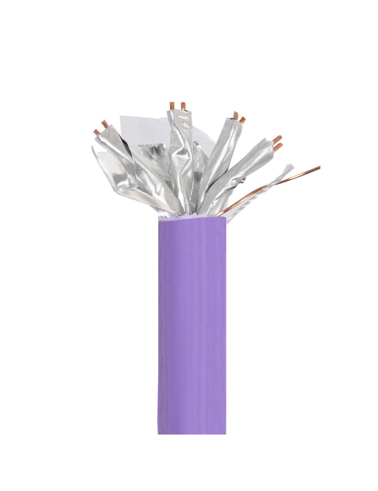 Câble Réseau FTP CAT6A Cuivre Pur Sans Halogène 100m