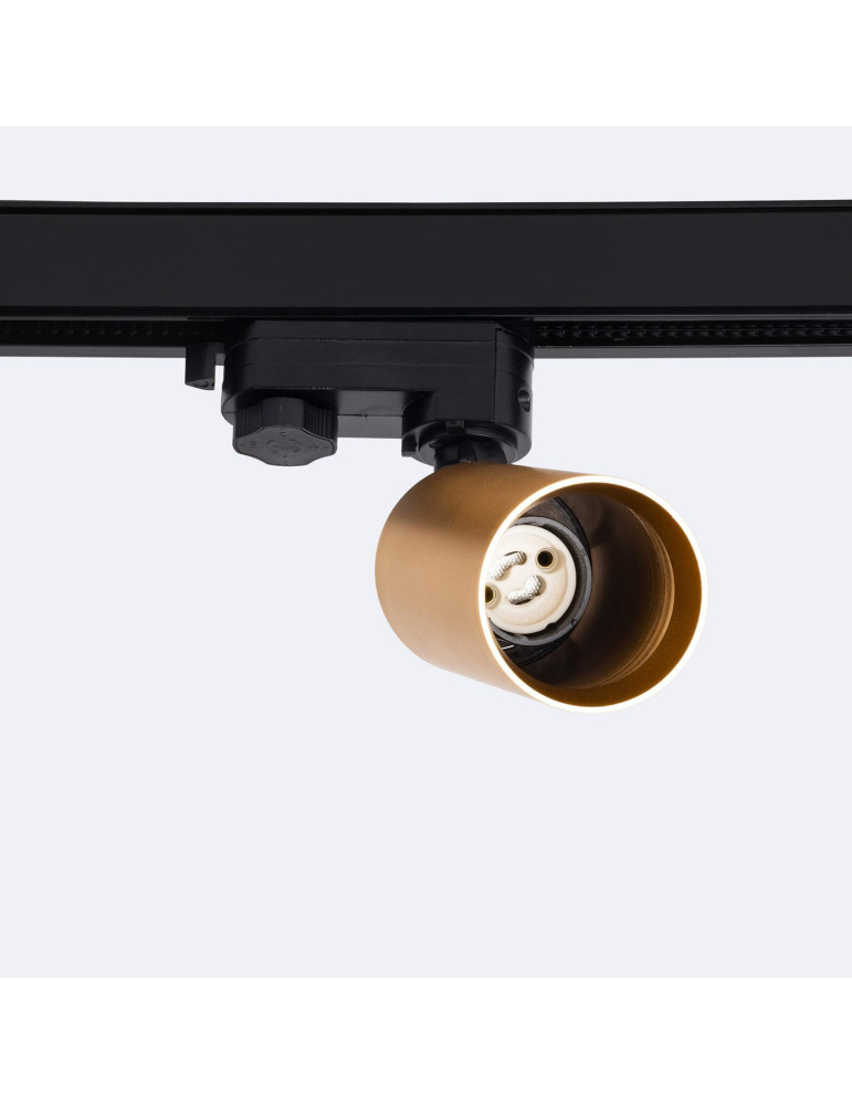 Spot à Douille sur Rail Triphasé Lux pour Ampoule GU10