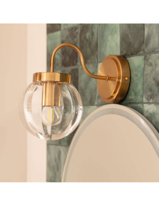 Applique Murale Extérieur Métal et Verre Driyah