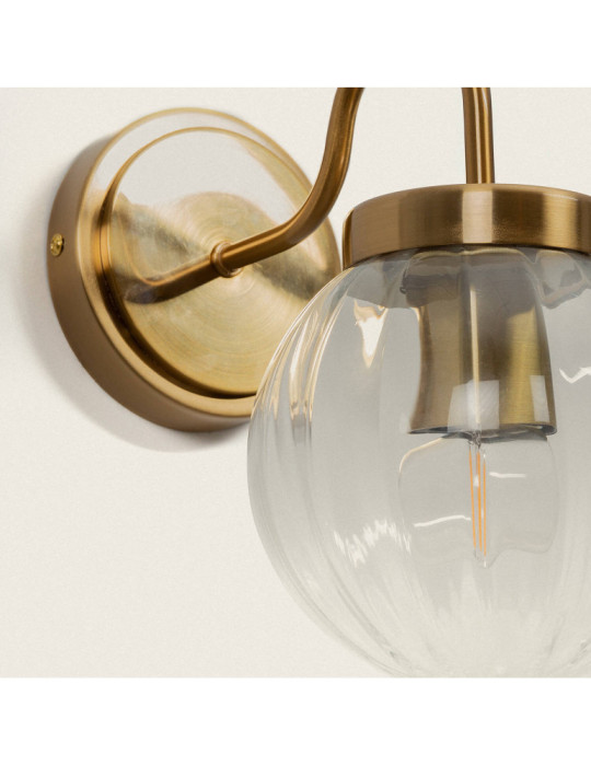 Applique Murale Extérieur Métal et Verre Driyah