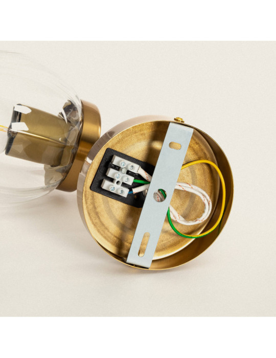 Applique Murale Extérieur Métal et Verre Driyah