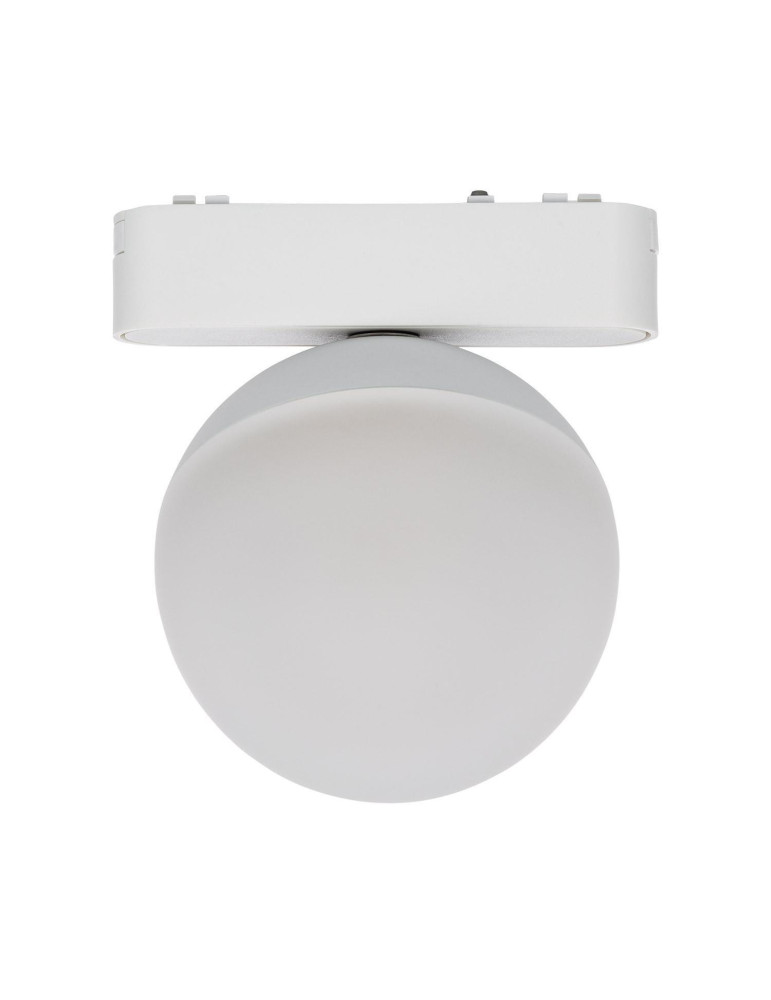 Spot LED sur Rail Magnétique 25mm Extra-Plat 10W 48V Ø100 mm Blanc