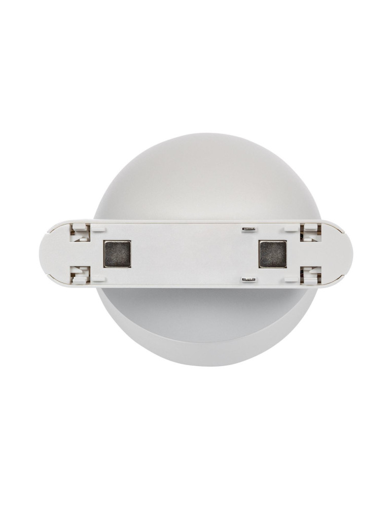 Spot LED sur Rail Magnétique 25mm Extra-Plat 10W 48V Ø100 mm Blanc