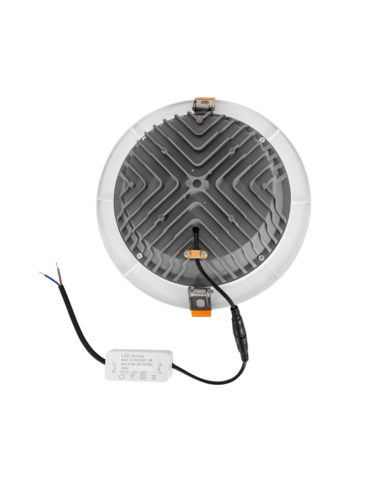 Downlight LED 30W Rond COB Coupe Ø 200 mm