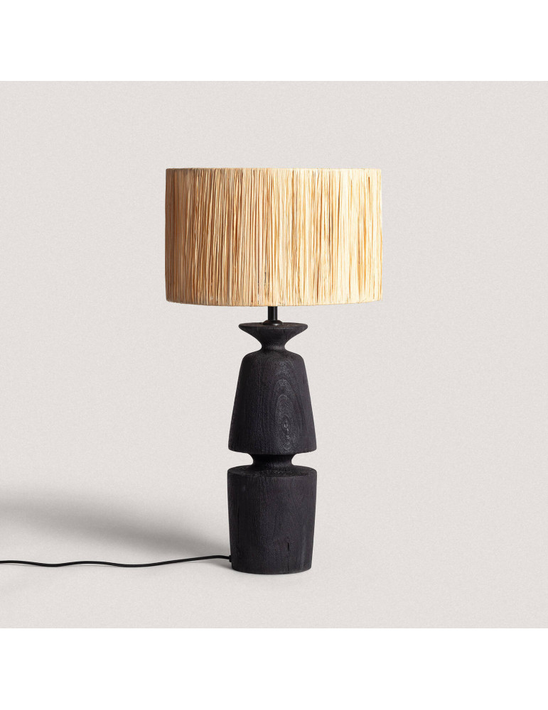 Lampe à Poser Bois Alaia ILUZZIA