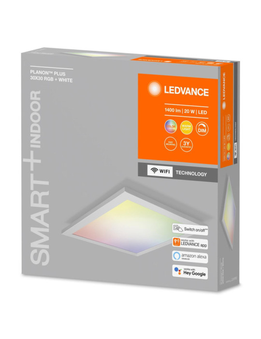 Plafonnier LED 20W 30x30 cm RGBW Smart+ WiFi LEDVANCE 4058075495708