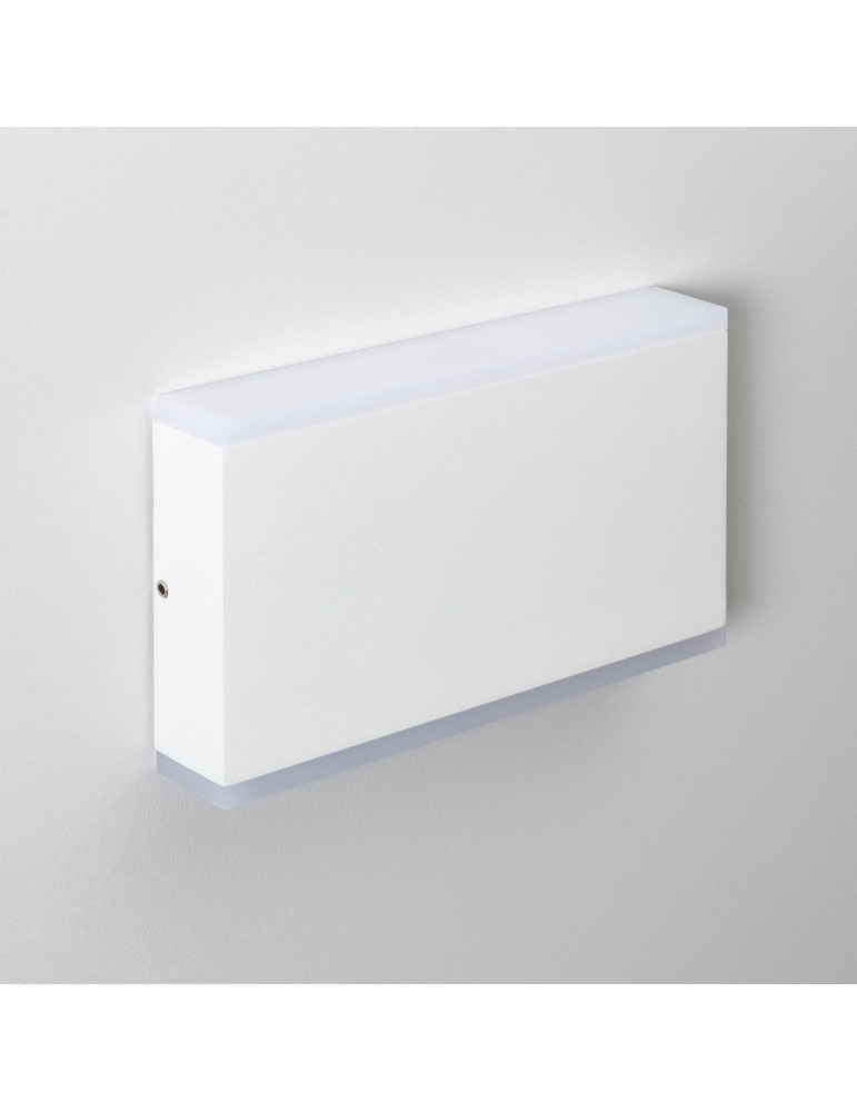 Applique Murale LED Extérieure Hera 10W Éclairage Double Face Rectangulaire Blanche