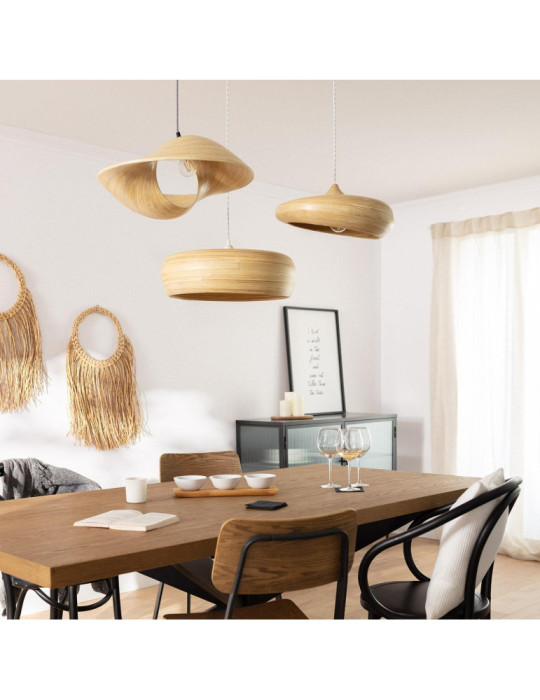 Abat-jour Bambou Suspension Shuka Sari Big ILUZZIA