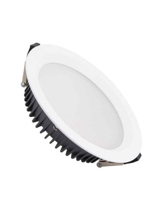 Downlight LED 40W Rond SAMSUNG Aero 130 lm/W Microprismatique LIFUD Coupe Ø 200 mm