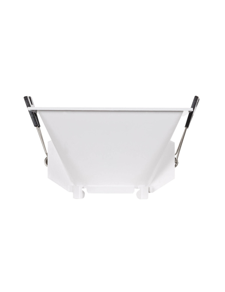 Collerette Downlight Carrée Faible UGR pour Ampoule LED GU10 Coupe 85x85mm