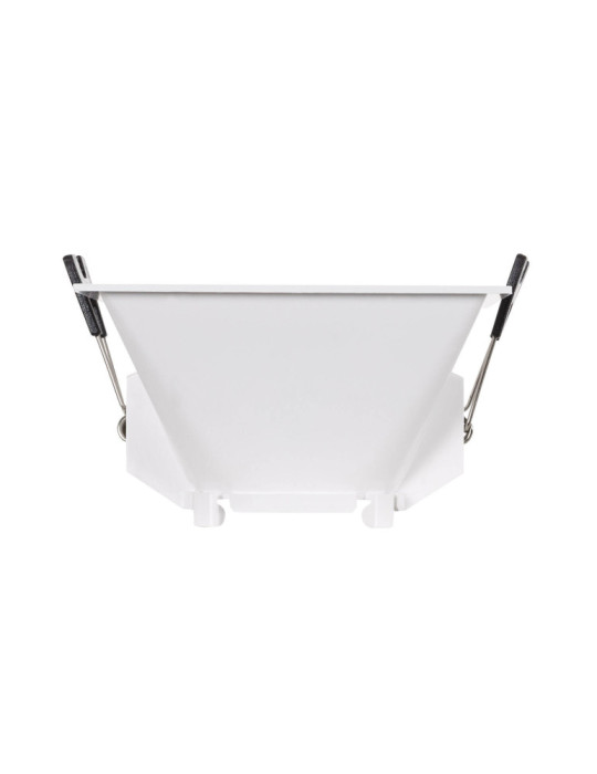 Collerette Downlight Carrée Faible UGR pour Ampoule LED GU10 Coupe 85x85mm