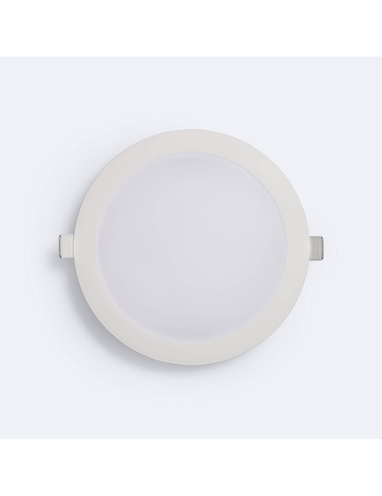 Spot Downlight LED 15W Rond Blanc Coupe Ø 170 mm