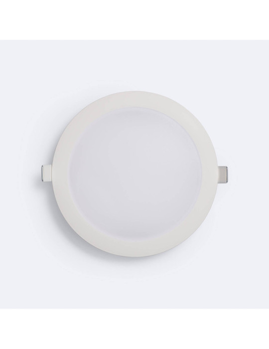 Spot Downlight LED 15W Rond Blanc Coupe Ø 170 mm