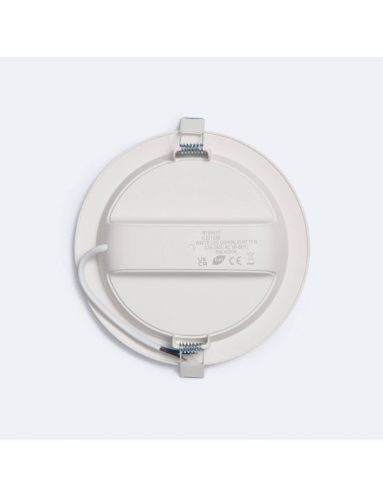 Spot Downlight LED 15W Rond Blanc Coupe Ø 170 mm