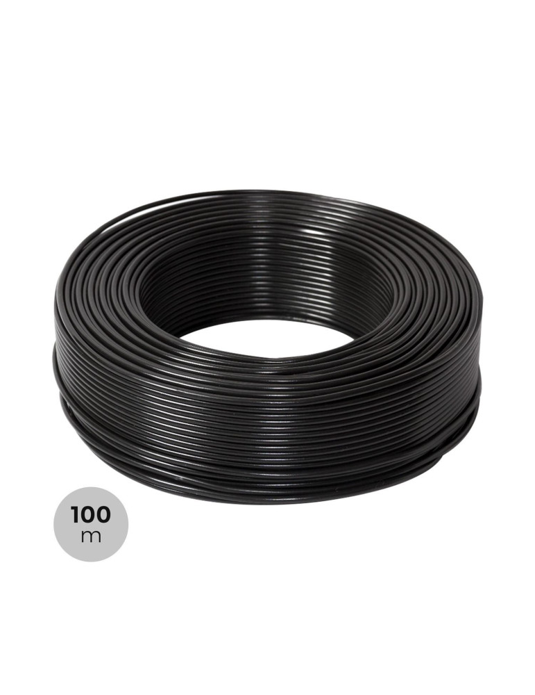 Rouleau 100m Câble 6mm²  PV ZZ-F Noir Rouleau 100m Câble 6mm²  PV ZZ-F Noir