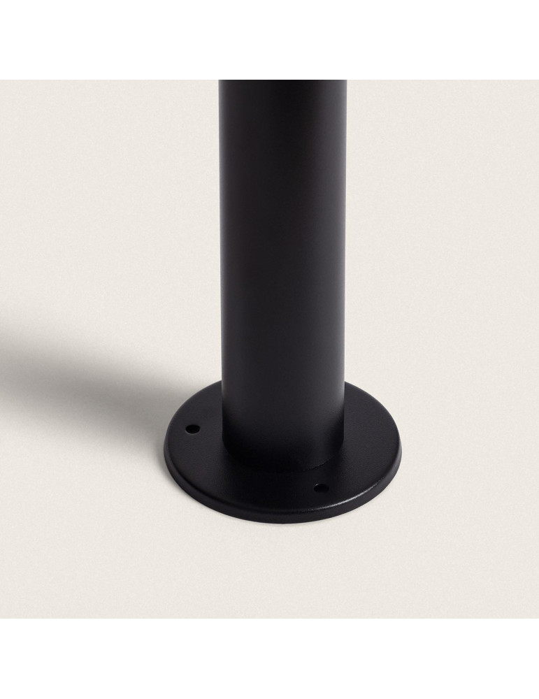 Balise Solaire Extérieure LED 6W en Saillie sur Pied 45cm avec Détecteur de Mouvement Helios Inox 304