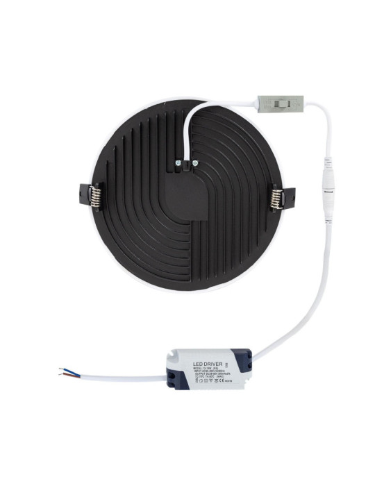 Dalle LED 18W Ronde CCT Surface Coupe Ø 160 mm IP54