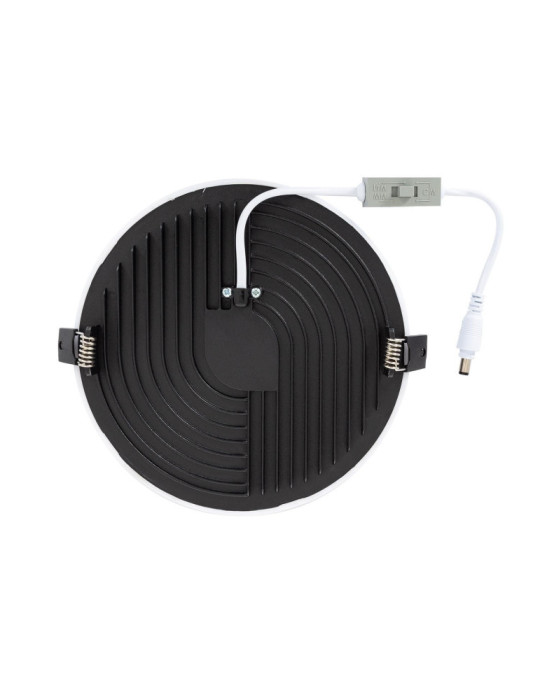 Dalle LED 18W Ronde CCT Surface Coupe Ø 160 mm IP54