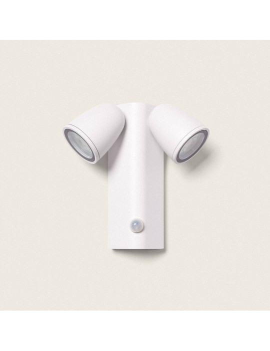 Applique Murale Extérieure Aluminium avec Détecteur de Mouvement Abel Deux Spots Applique Murale Extérieure Aluminium avec Détecteur de Mouvement Abel Deux Spots