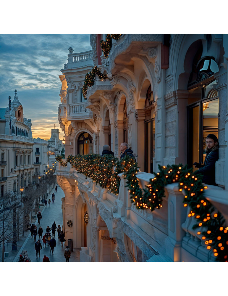 Guirlande LED Classic Noire Câble 35m