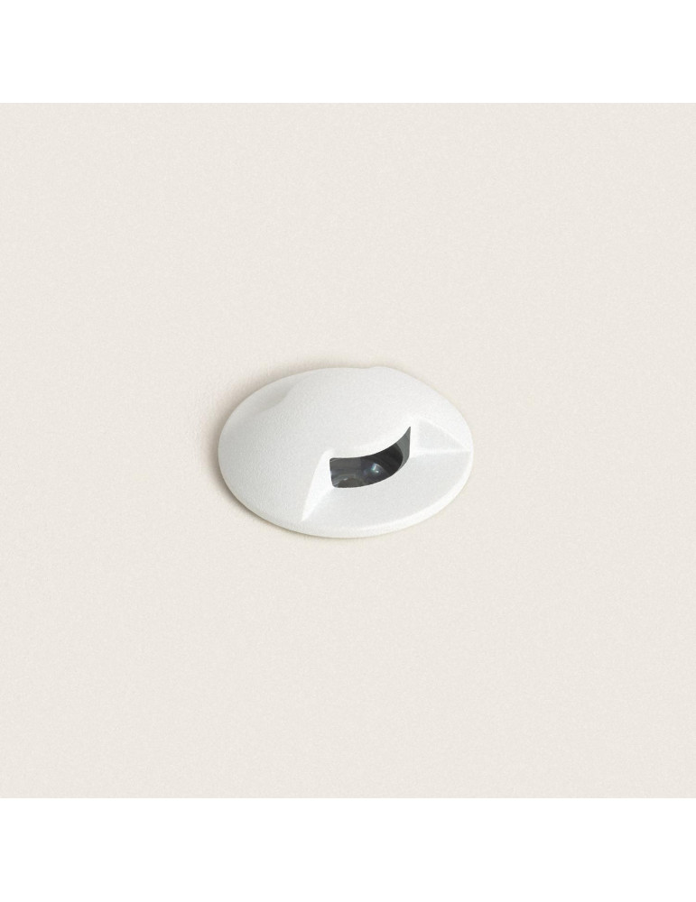 Balise Extérieure LED 1W Encastrable au Sol Letso 2L Blanche