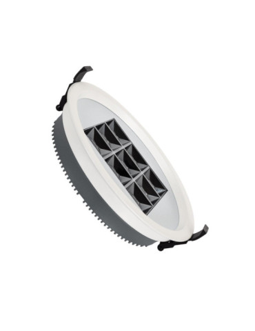 Downlight LED 30W Rond AERO UGR13 Coupe Ø 200 mm