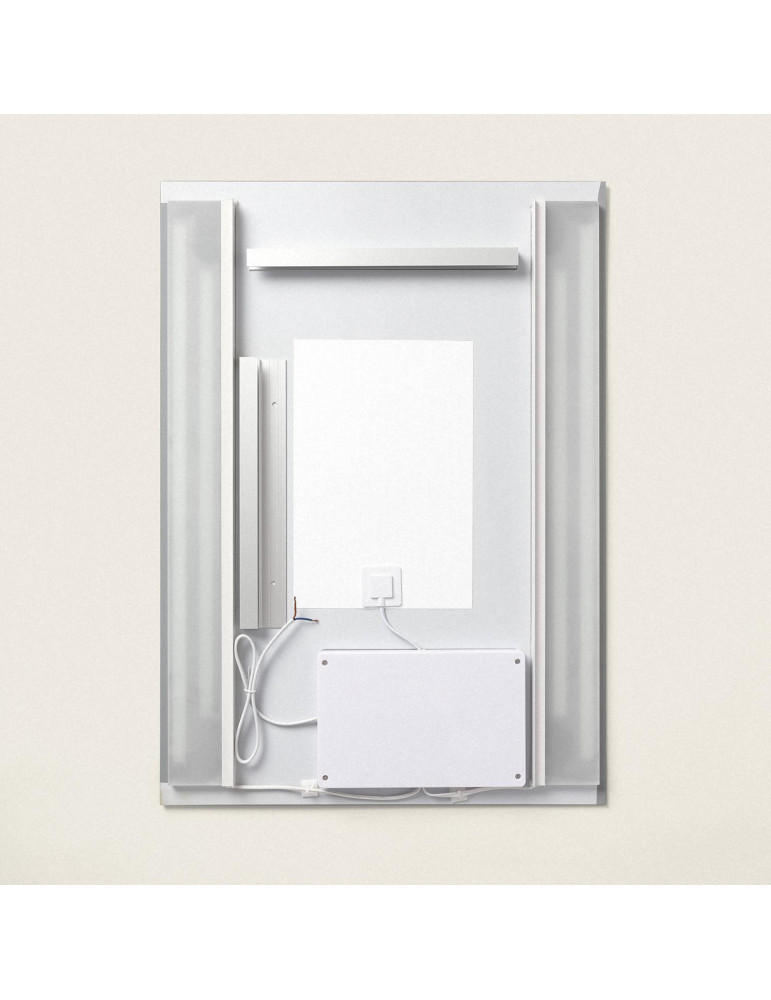 Miroir Salle de Bain avec Éclairage LED et Anti-Buée 70x50 cm Taif