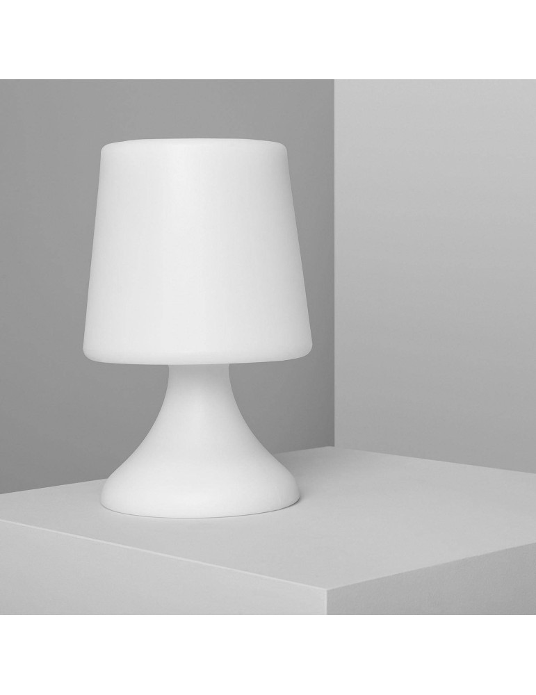 Lampe à Poser LED Extérieure Portative Uyoga RGBW avec Haut-Parleur Bluetooth et Batterie Rechargeable USB