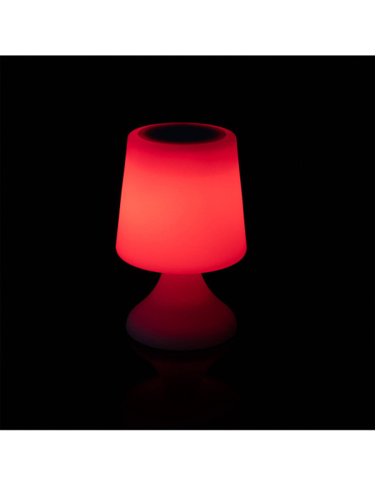 Lampe à Poser LED Extérieure Portative Uyoga RGBW avec Haut-Parleur Bluetooth et Batterie Rechargeable USB