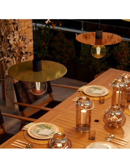 Suspension Aluminium Extérieur Eiva Elegant IP65 Creative-Cables PDEBIEL0250SM01DDBIA