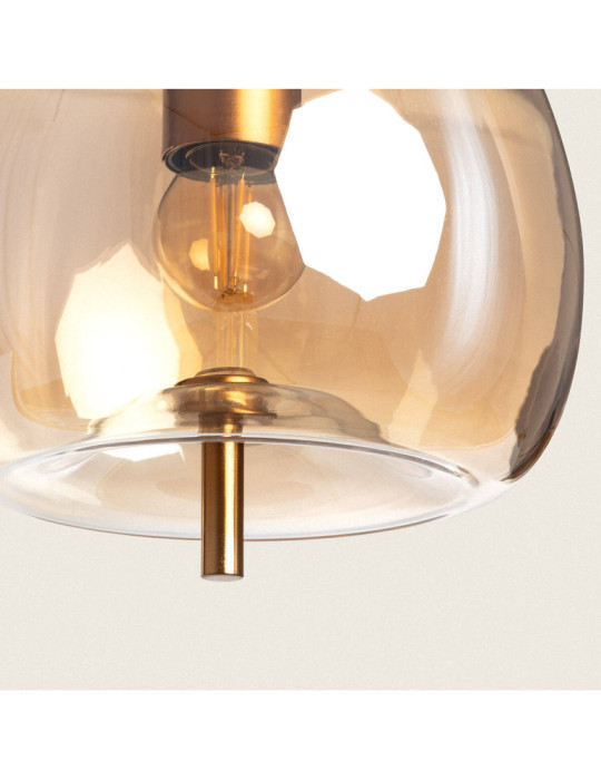 Suspension Métal et Verre Adina