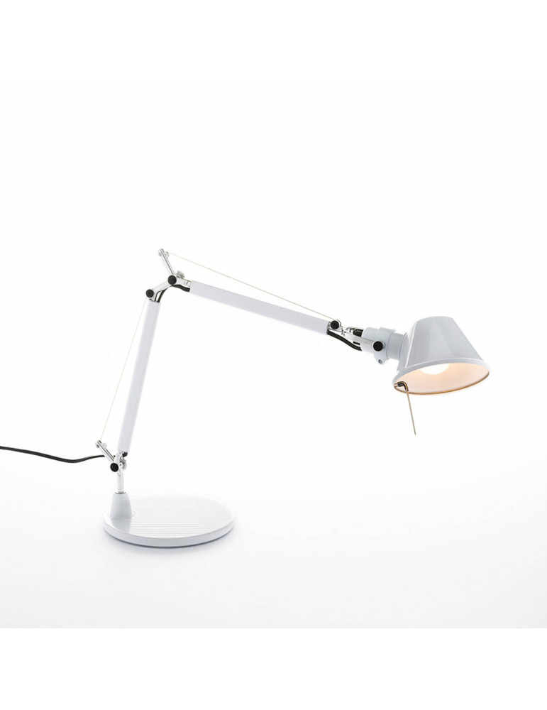 Lampe à Poser Tolomeo Micro Blanc Brillant ARTEMIDE