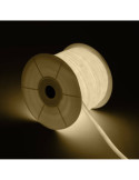 Bobine Néon LED Flexible 360º Rond Dimmable 220V AC 120LED/m IP67 Blanc Neutre 50 Mètres sur Mesure Coupe Tous les 100cm